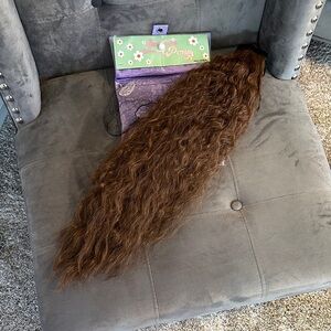 Pony Elegant Brown Curly Hair Extension